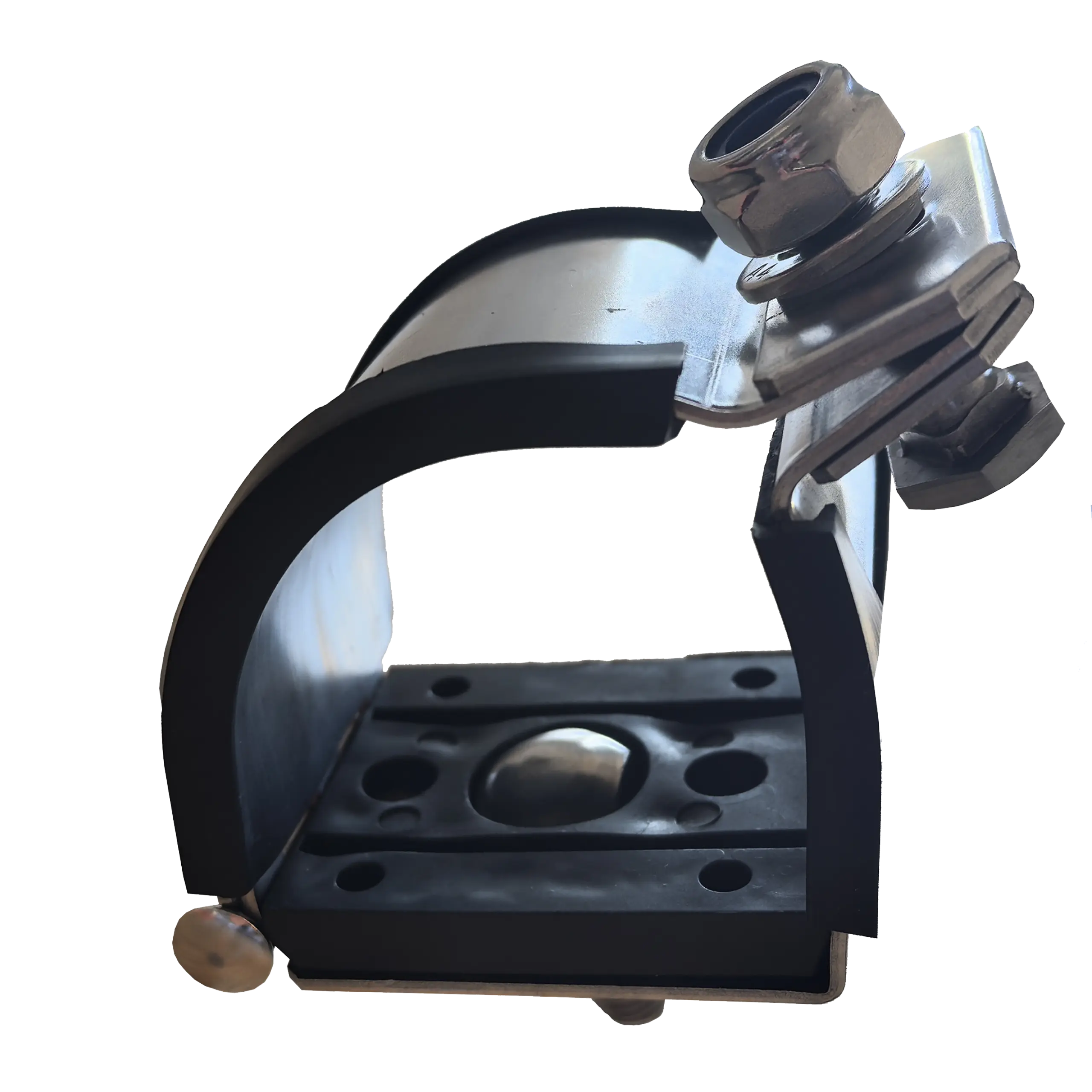 Steel cable clamp